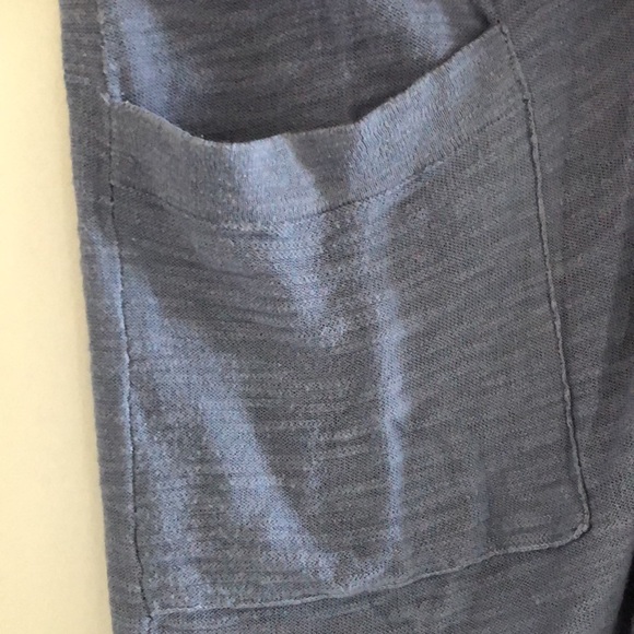 100% Cotton Long Dusty Blue Cardigan - Picture 5 of 11